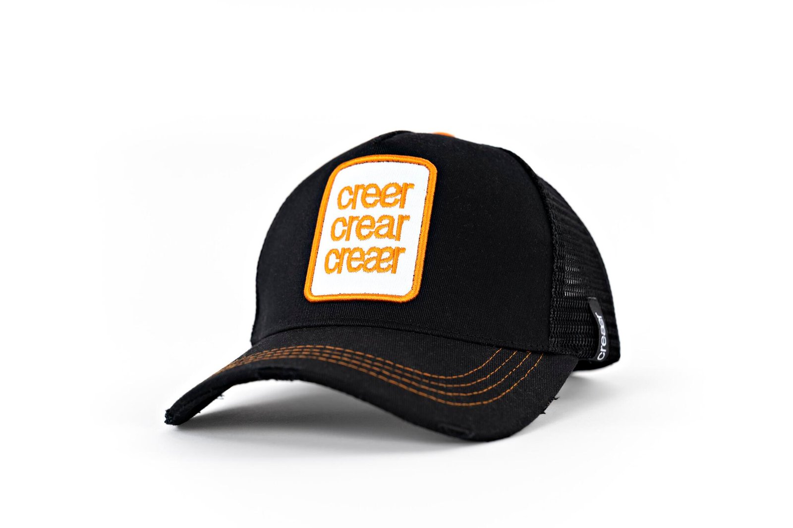 Gorra Trucker negro/naranja