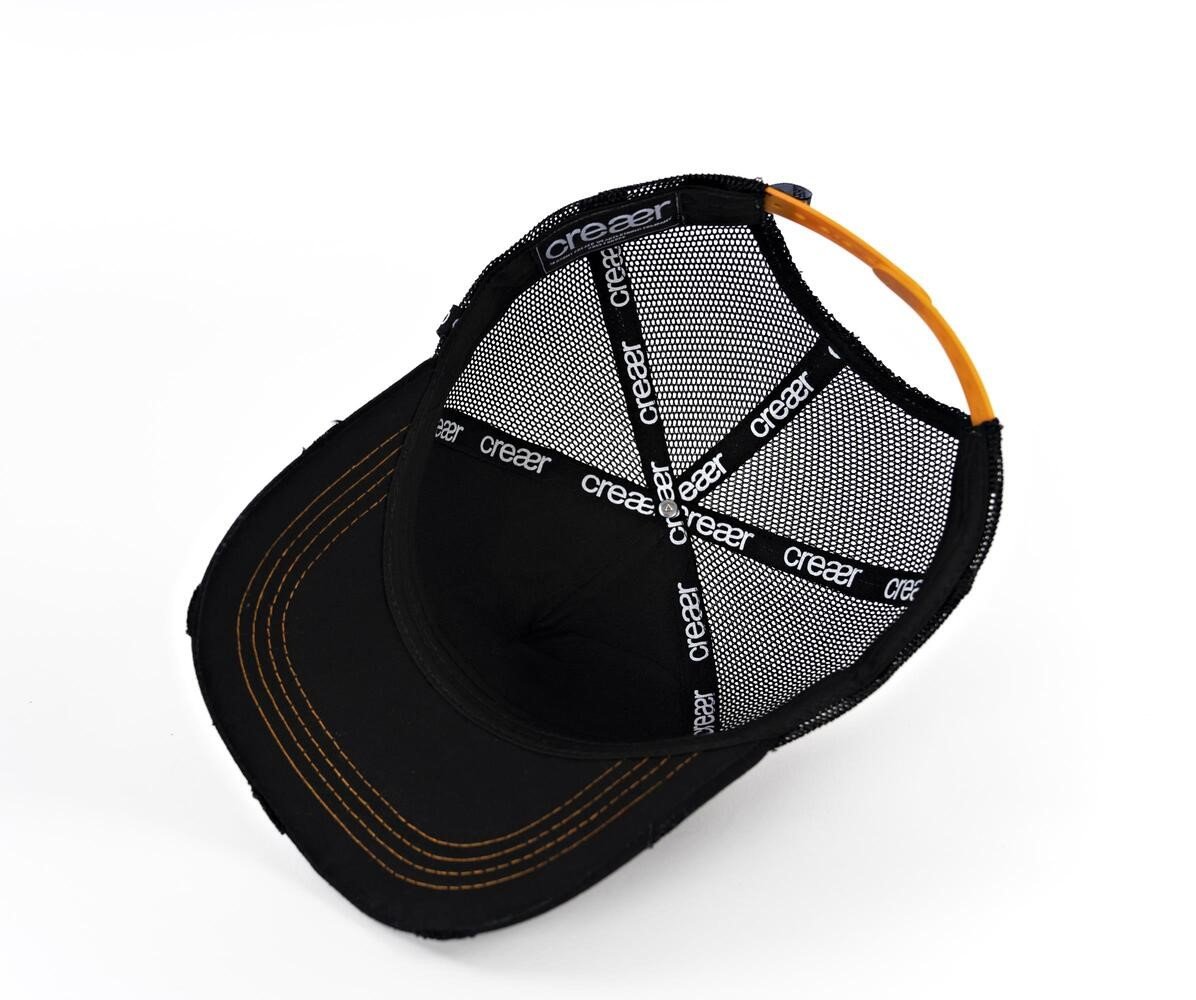 Gorra Trucker negro/naranja - Imagen 5