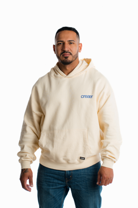 Hoodie Basic Blue Logo - Imagen 2