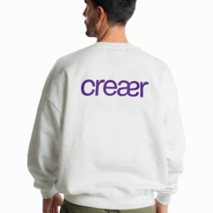 Basic Purple Logo Sweatshirt