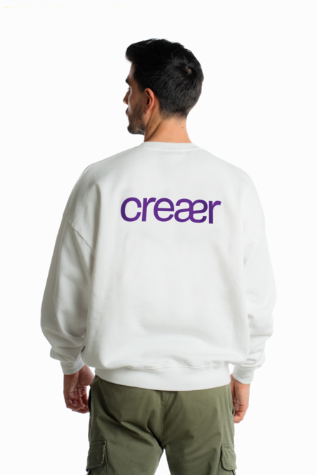 Sudadera Basic Purple Logo