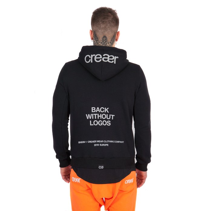 Hoodie Black Logo - Imagen 3