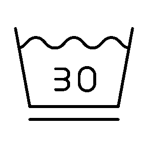 Wash at a maximum of 30 degrees